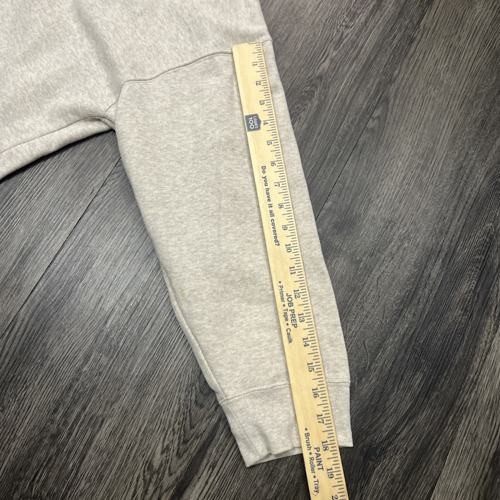 Calvin Klein Hoodie Women's 3X  Beige Sweatshirt Spell Out Drawstring Long Slev - Picture 7 of 11